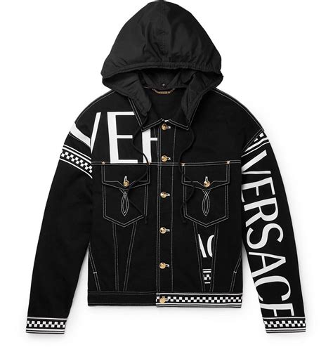 versace collection hooded jacket|versace jacket price.